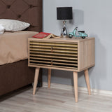 Sengebord Catalina Sonoma Eg Melamin 60x61x40 cm