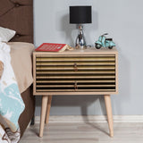 Sengebord Catalina Sonoma Eg Melamin 60x61x40 cm