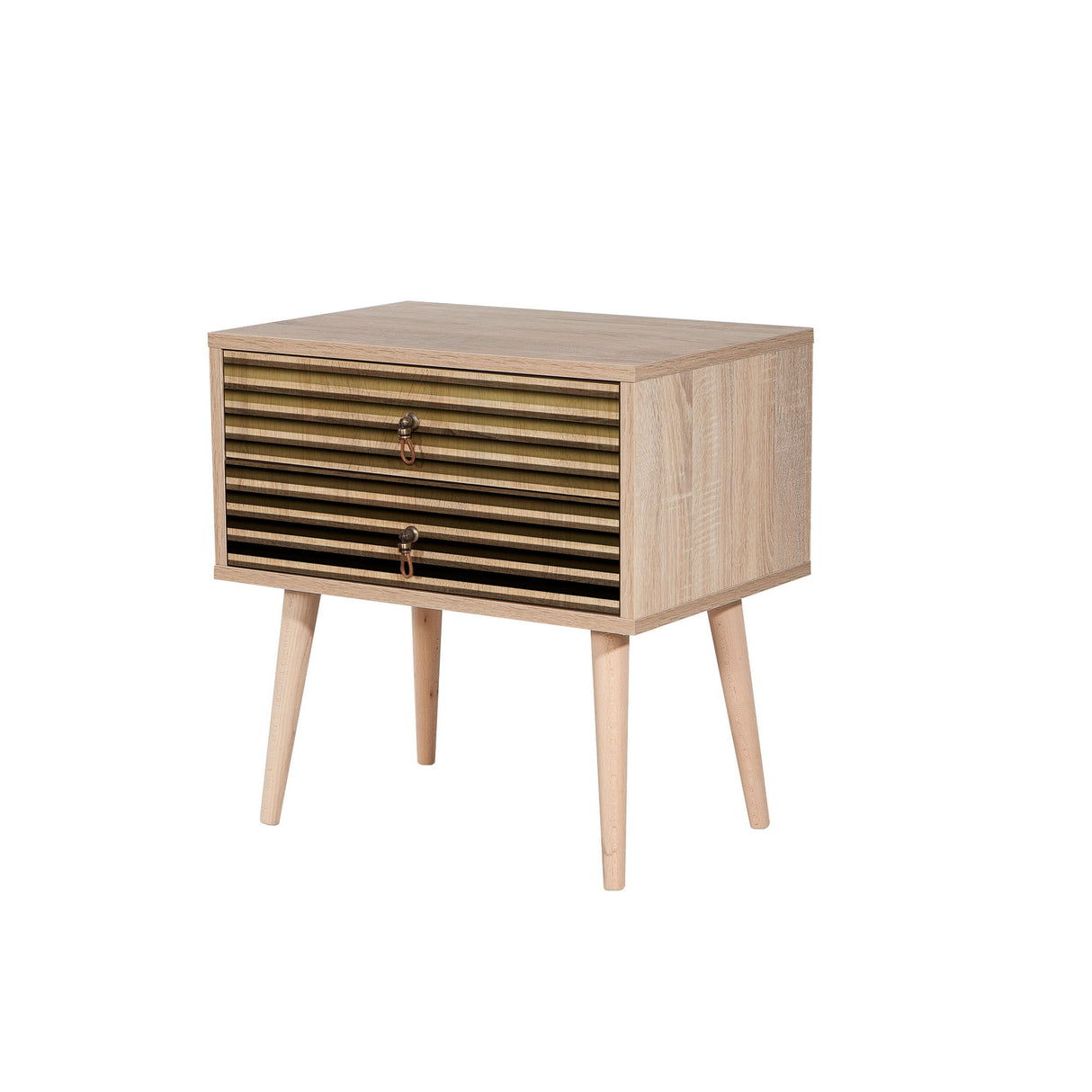 Sengebord Catalina Sonoma Eg Melamin 60x61x40 cm