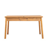 Santiago udtrækkeligt spisebordssæt 120 cm Atlantic Pine grey Melaminbelagt trækomposit