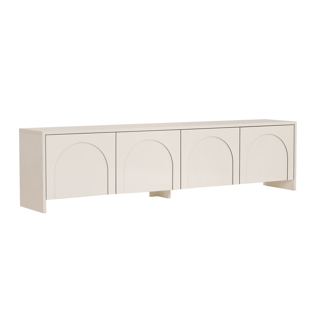 Aurelia TV-skab creme 180 cm Melaminbelagt træ