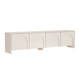 Aurelia TV-skab creme 180 cm Melaminbelagt træ