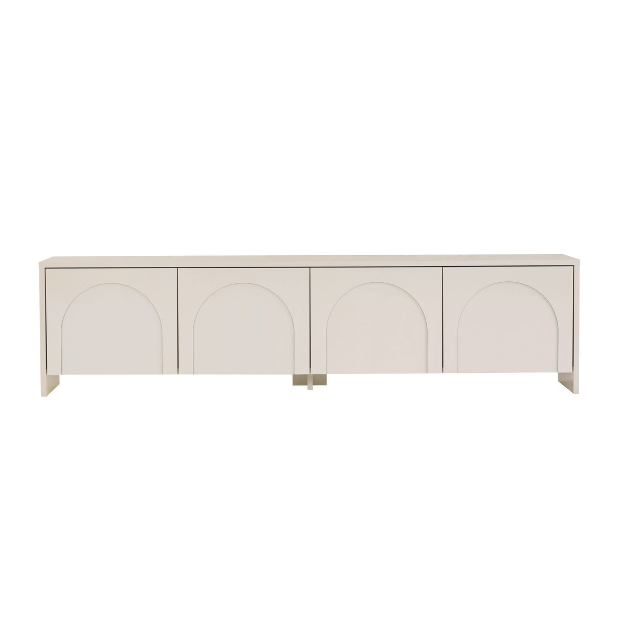 Aurelia TV-skab creme 180 cm Melaminbelagt træ