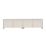 Aurelia TV-skab creme 180 cm Melaminbelagt træ