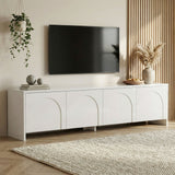 Aurelia TV-skab hvid 180 cm Melaminbelagt træ