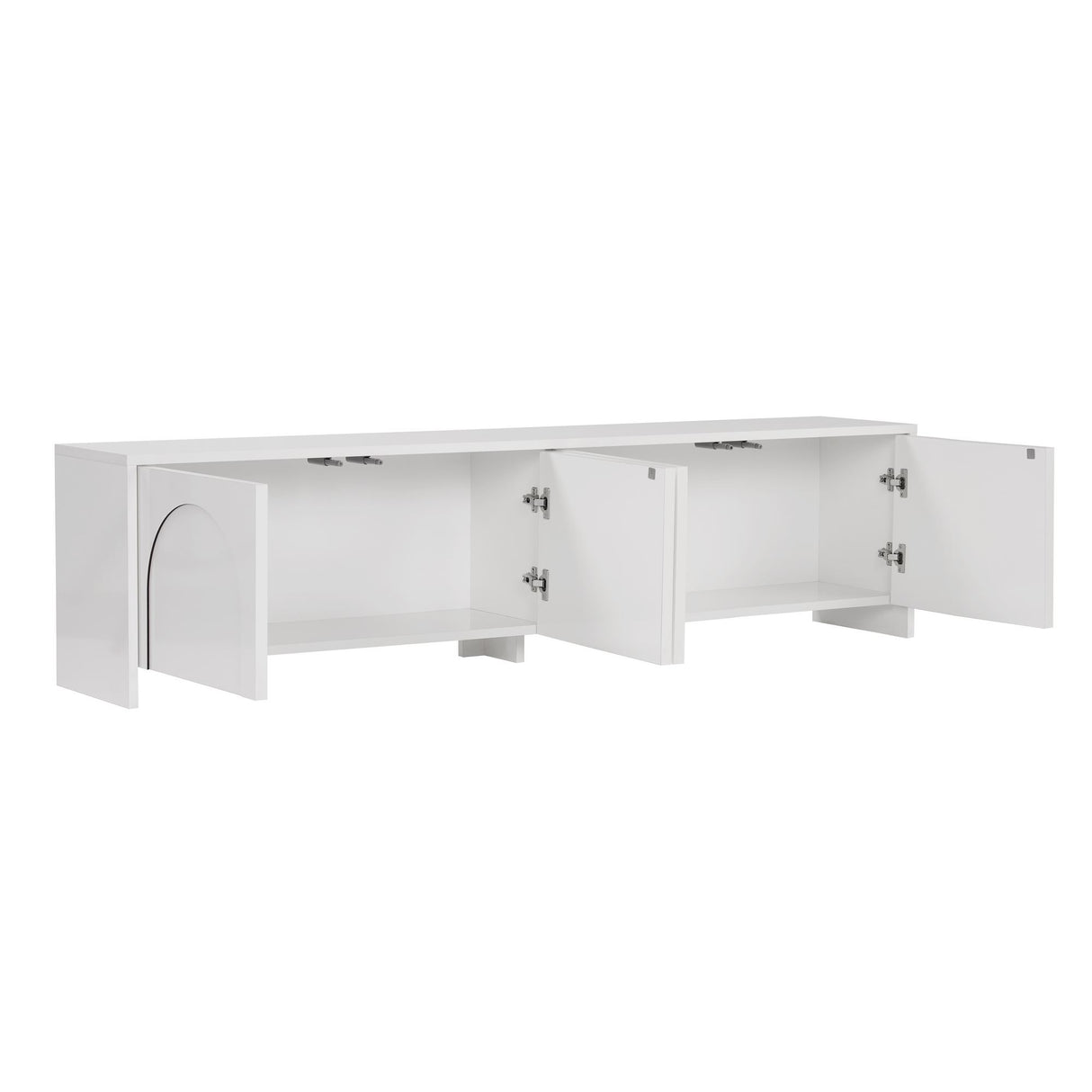 Aurelia TV-skab hvid 180 cm Melaminbelagt træ