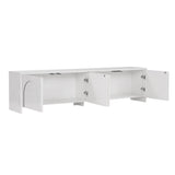 Aurelia TV-skab hvid 180 cm Melaminbelagt træ