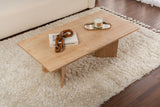 Rechthoekige Salontafel Siban Sapphire Eikenhout look - 119x60 cm
