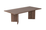 Rechthoekige Salontafel Siban Walnoothout look - 119x60 cm