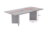 Rechthoekige Salontafel Siban Walnoothout look - 119x60 cm