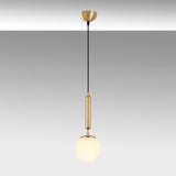 Hanglamp 1-lichts Goud Glas Cascade