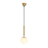 Hanglamp 1-lichts Goud Glas Cascade