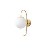 Wandlamp Goud Glas Lucent