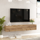 Tv-møbler Torino Atlantic Fyrtræ Melamin 180x29,6x31,6 cm