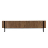 Nexus tv-meubel eikenlook zwart 180 cm Kafkas eikenlook / Zwart Gemelamineerd hout