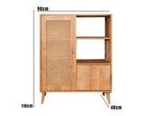 Overskab Hazeran Multi Eg Bøgetræ 40x110x cm