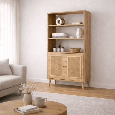 Boekenkasten - Boekenkast Jut Eik Beukenhout 40x110x90 cm - Dimehouse