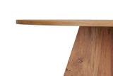 Eettafels - Eetkamertafel rond Grenen melamine - 120 cm - Mary - Dimehouse