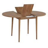 Eettafels - Eettafel Eiken Melamine uitschuifbaar 100 - 130 cm - Vienna - Dimehouse