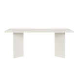 Eettafels - Eettafel Wit Melamine rechthoekig 180x89,5x75 cm - Linova - Dimehouse