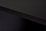 Eettafels - Eettafel Zwart Melamine rechthoekig 180x89,5x75 cm - Linova - Dimehouse