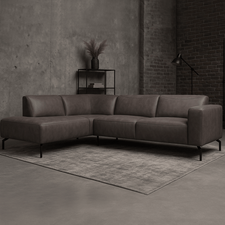 Hjørne sofa barin taupe mikrofiber venstre