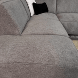 Hjørnesofa Ravi – Chenille Meleret Taupe – Højre 