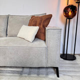 Hjørnesofa Yara med chaiselong chenille beige -venstre 