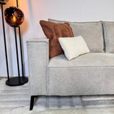 Hjørnesofa Yara med chaiselong chenille beige - højre 