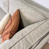Hjørnesofa Yara med chaiselong chenille beige - højre 