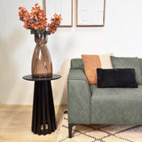 Hjørnesofa Davidson Grøn Højre - Mikrofiber Stof 