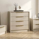 Kommode Kala Luxury Stone Melamin 72x77x45 cm atmosfærisk foto i et moderne interiør