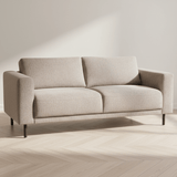 Moderne 2,5-zits Bank Taupe Stof Aniko 183x90x78 cm