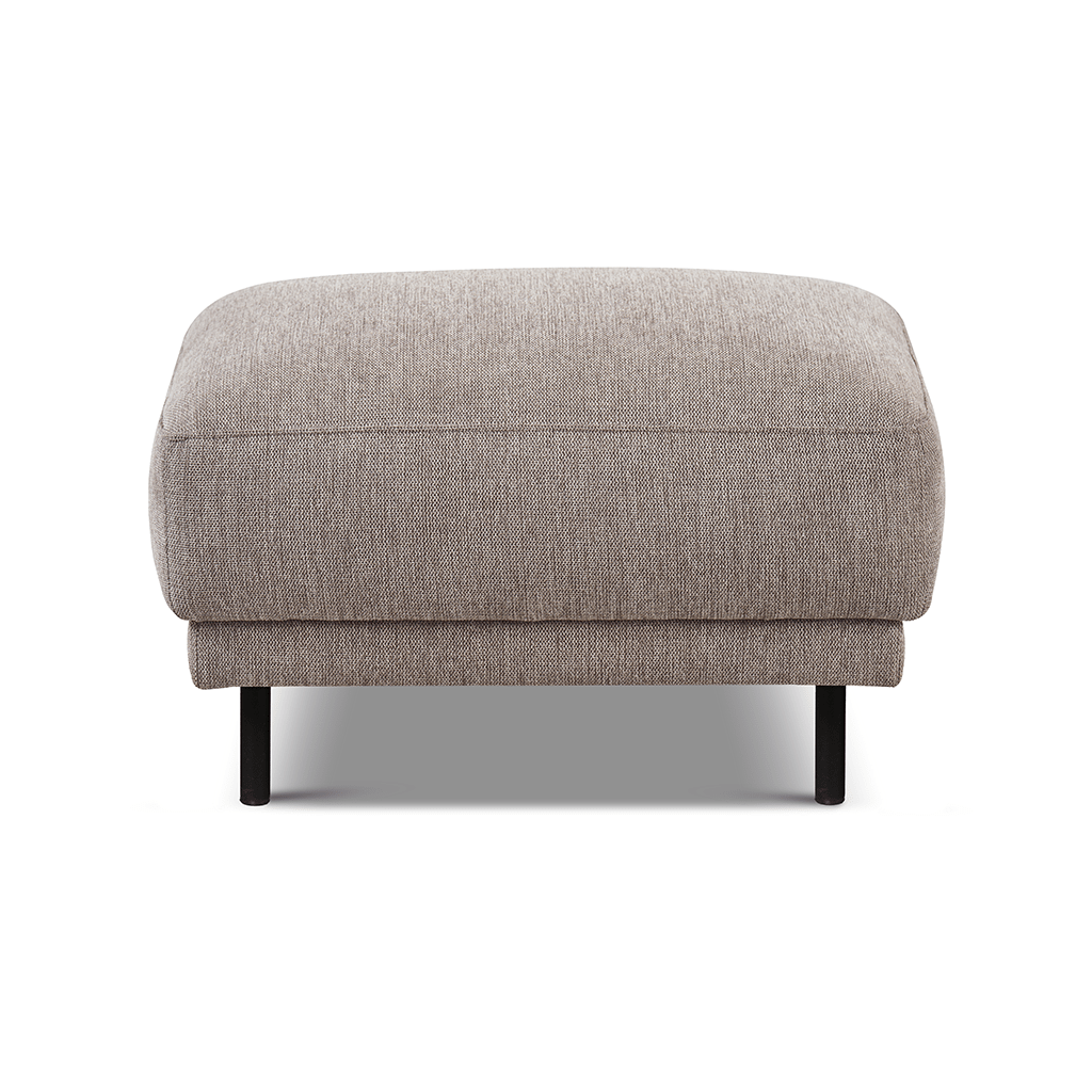 Hocker taupe stof - Aniko