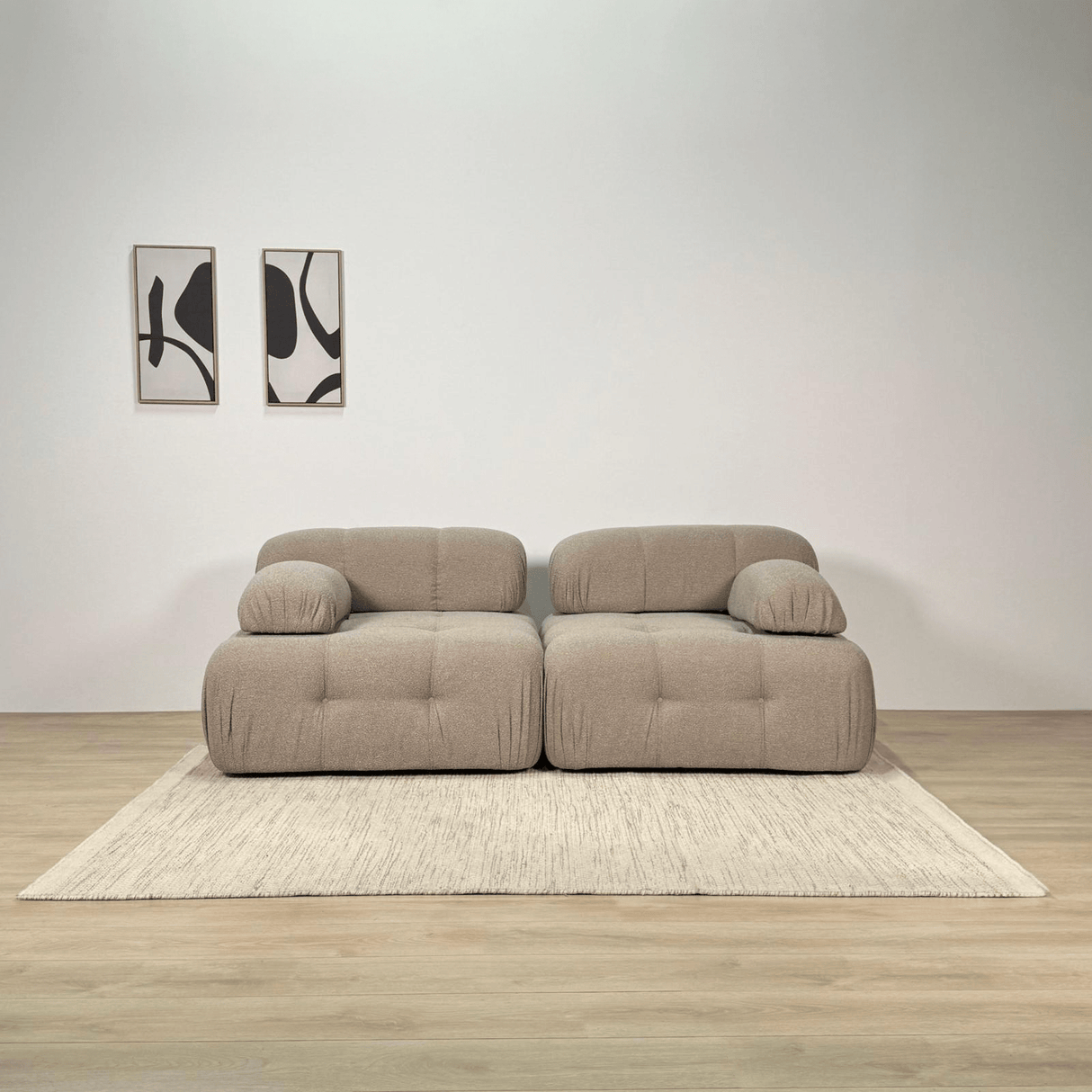 Modulsofa 2-personers Doblo beige