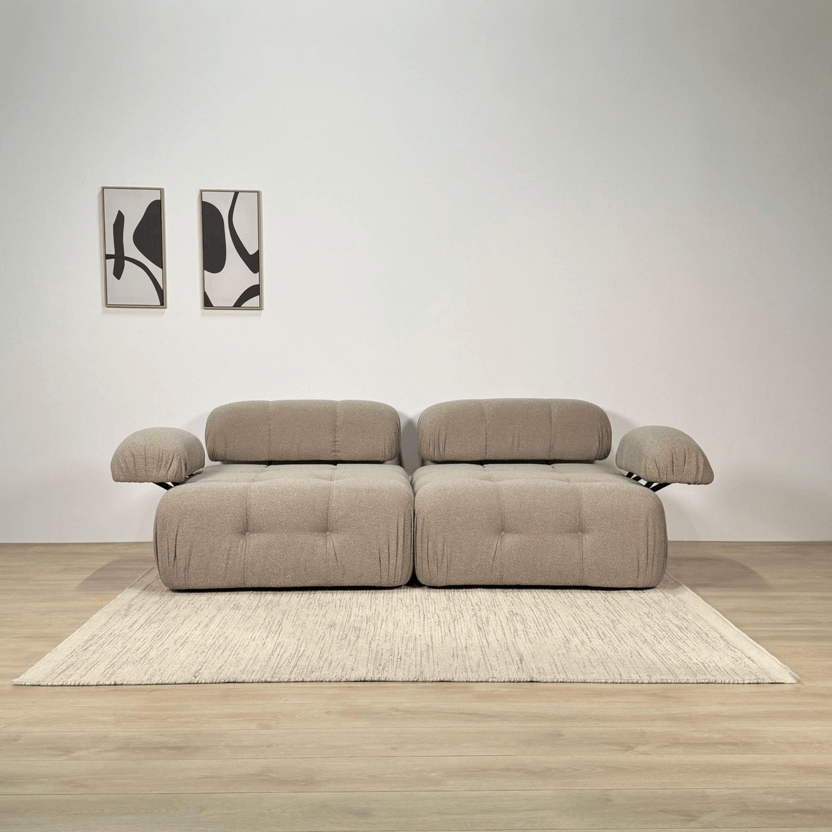 Modulsofa 2-personers Doblo beige