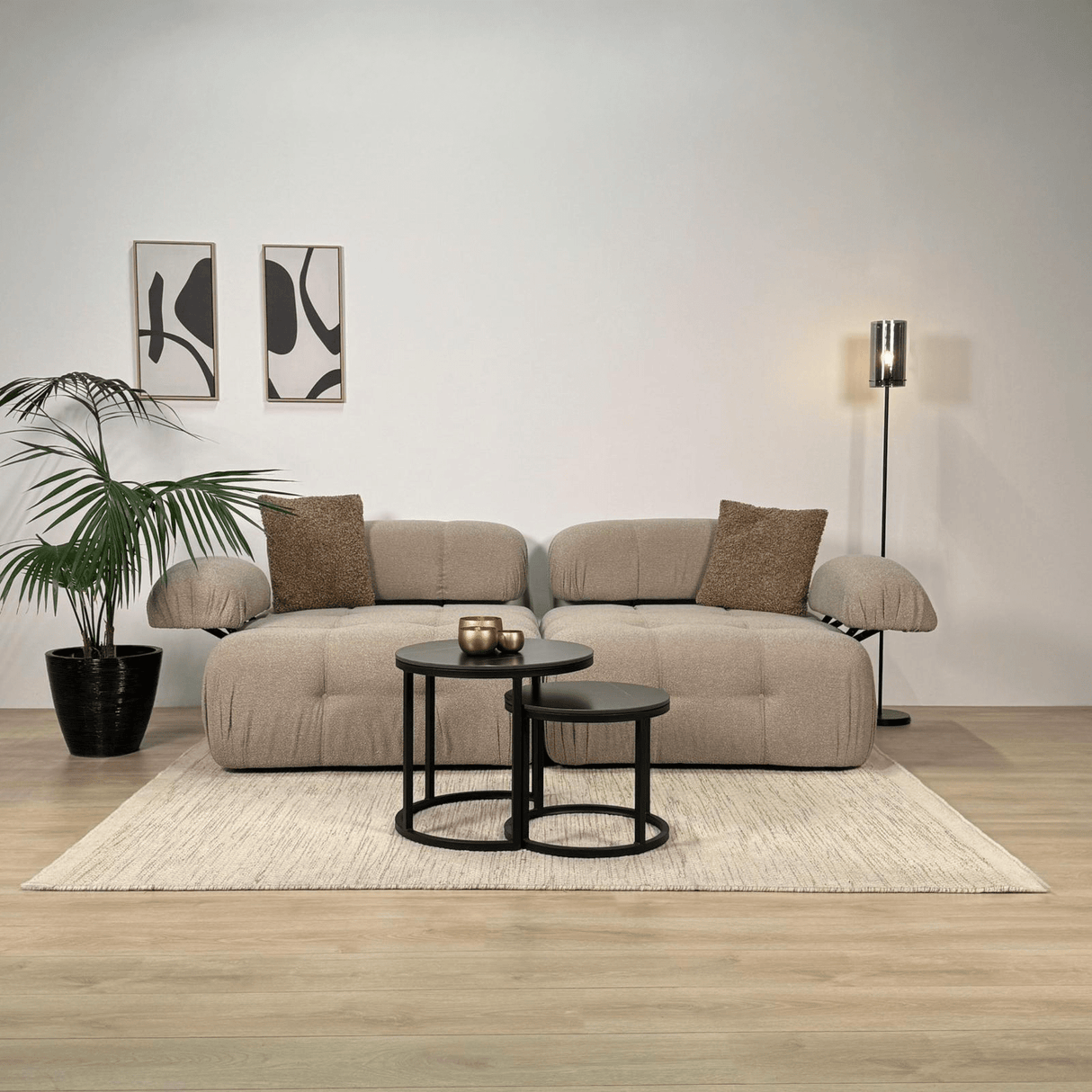 Modulsofa 2-personers Doblo beige