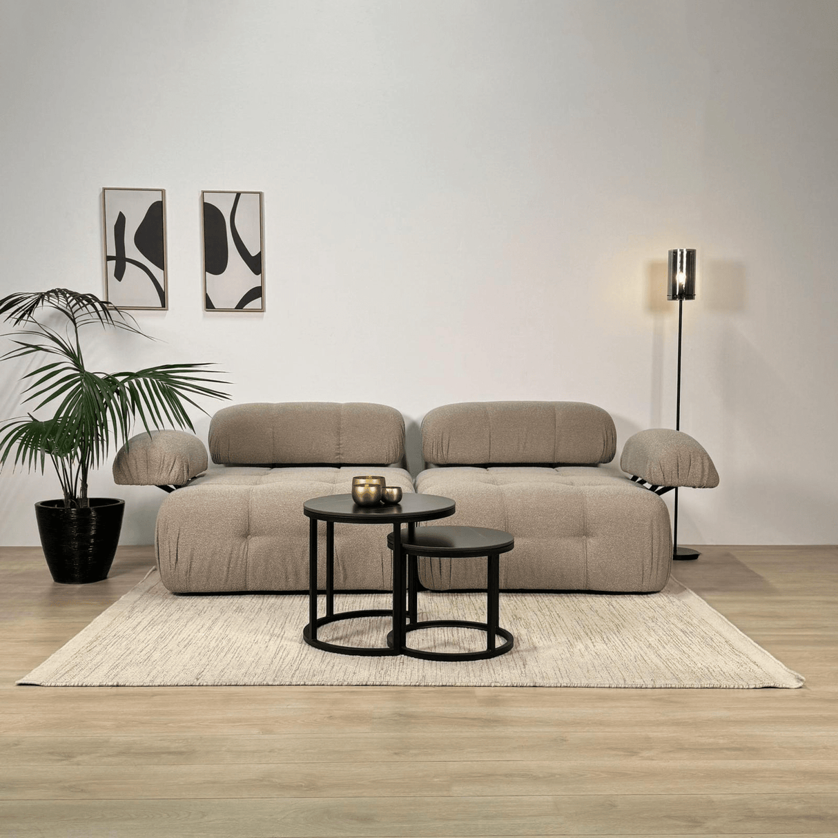 Modulsofa 2-personers Doblo beige
