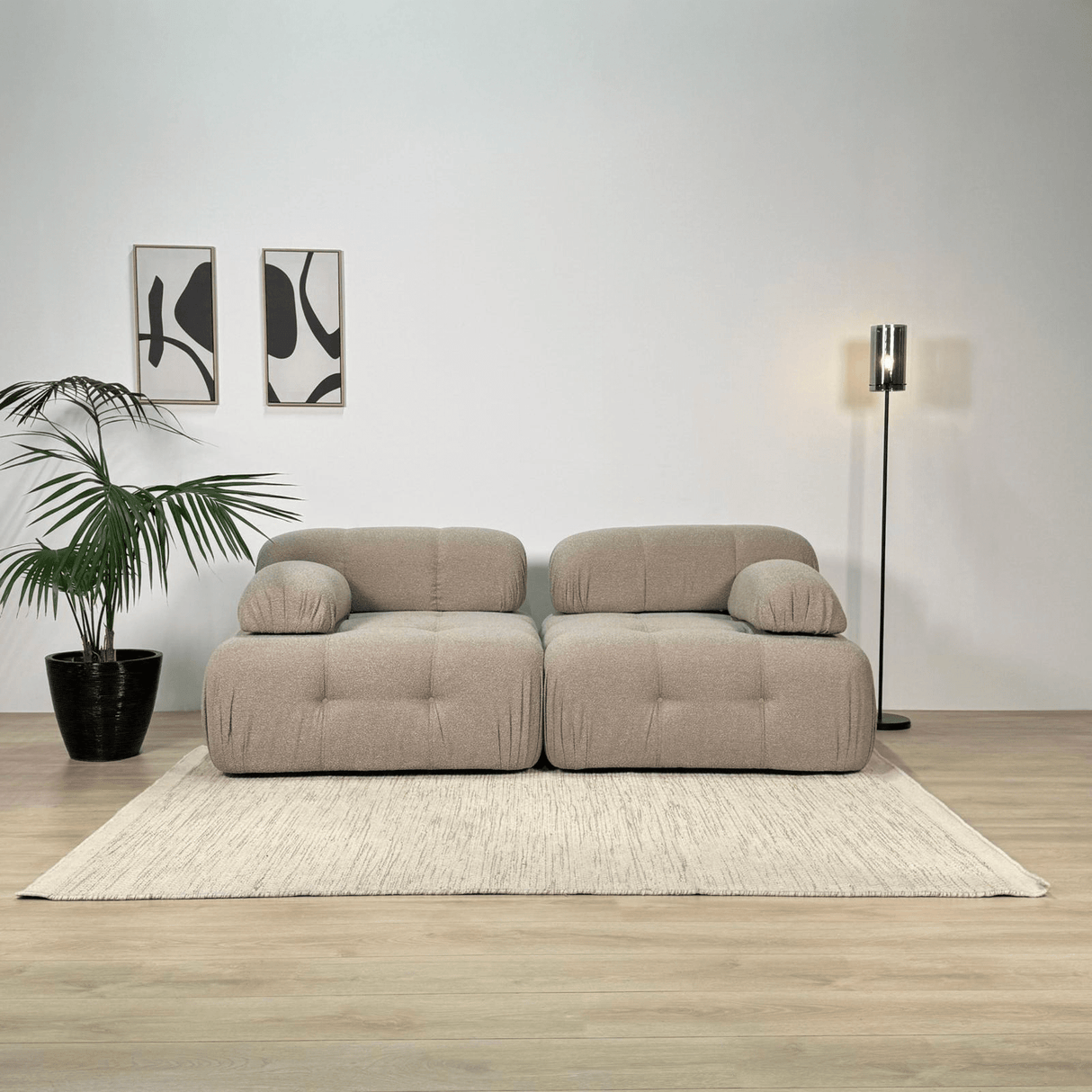 Modulsofa 2-personers Doblo beige