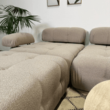 Banken - Modulaire bank 3 - zits met hocker Doblo beige - Dimehouse