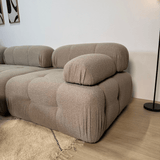 Banken - Modulaire bank 3 - zits met hocker Doblo beige - Dimehouse