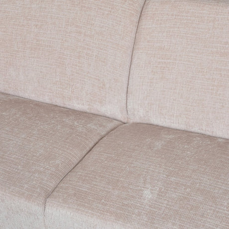 Hjørne sofa manon med chaise longue venstre chenille beige