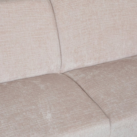 Hjørne sofa manon med chaise longue på højre chenille beige