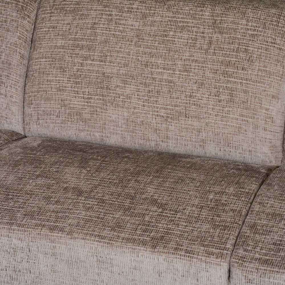 Hjørne sofa manon med chaise longue på højre chenille taupe