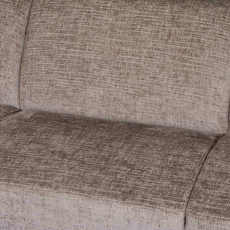 Hjørne sofa manon med chaise longue på højre chenille taupe