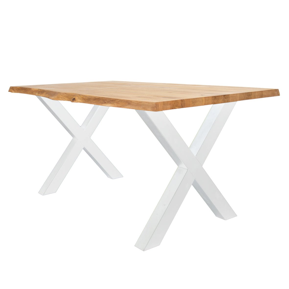 Spisebord Revi Oak X-Leg White