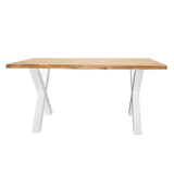 Spisebord Revi Oak X-Leg White