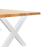 Spisebord Revi Oak X-Leg White