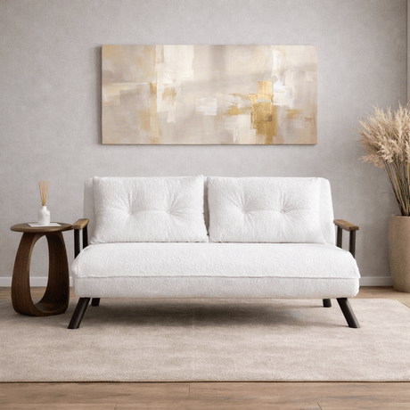 Sovesofa Ivory Bouclé 2-personers - Sando