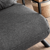 Banken - Slaapbank antraciet stof 2 - zits - Sando - Dimehouse